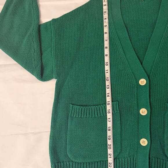 Alex Mill Emma Cotton Cardigan - Verdant Green - Women’s Medium - Picture 4 of 6